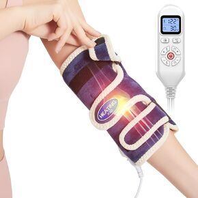 AOBOCO Elbow Heating Pad Wrap for Joint Pain Relief - Heated Elbow Brace for Tendinitis and Tennis Elbow - 30s Fast Heat Therapy Arm Elbow Sleeve Adjustable Temperature