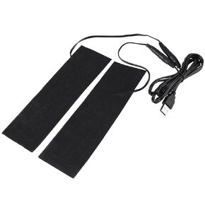 USB Electric Cloth Heater, 1 Pair 5V USB Electric Heating Film Heater Pads for Warming Hand Feet Home Warm, Heating Pads