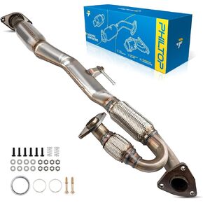 PHILTOP Rear Catalytic Converter Stainless Steel Direct-Fit Replacement For 2013-2019 Pathfinder/ JX35 3.5L, 2014-2016 QX60 3.5L Replace 54976, 643144, 41189 (EPA Compliant)