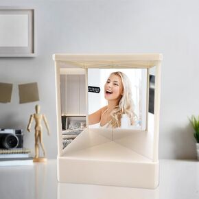 Non-Reversing Mirror, True Image Reflection, Precision True Images Real Reflection, Precision Glass Viewing Angle, for Makeup Vanity & Beauty