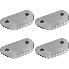 4 PCS Saddlebag Lid Wear Plates Strike Plates Compatible with Harley Touring 1993-2013 Road King Road Glide Street Glide Electra Glide (Saddlebag Wear Plates)