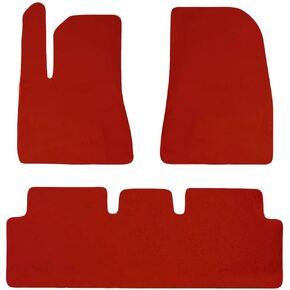 Car Floor Mats for Tesla Model 3 2024-2025,Nylon Black Carpet All Weather Waterproof Auto Liners Foot Pads Set