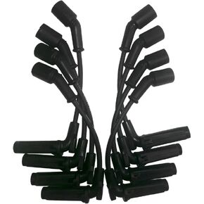 Moroso 51032 Ultra Series Black Spark Plug Wires, GM LS, 9.75" Length, 90 Degree Plug Ends