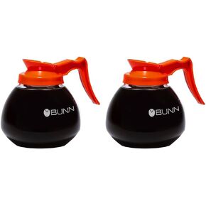 BUNN - BUN424010101 424010101 12-Cup Glass Coffee Decanter, Orange (42401.0101)