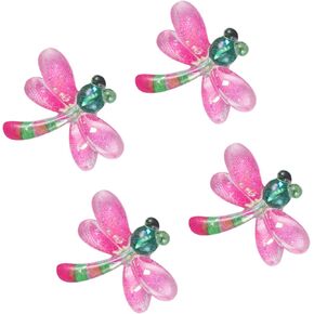 Plastic Earrings, KMEOSCH 2 Pairs of Hypoallergenic Dragonfly Plastic Post Earrings Studs for Sensitive Ears