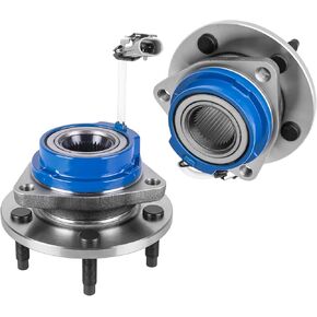 513121 Front Wheel Hub Bearing Assemblies w/ABS Compatible for Buick Cadillac Chevrolet Impala Venture Pontiac Grand Prix Oldsmobile Saturn 5 Lugs (2 PCS)