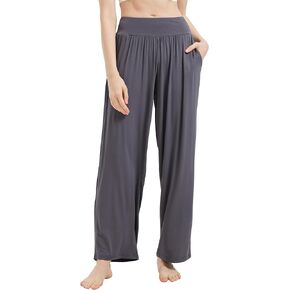 WiWi Women's Pajama Pants Loose Sleep Bottoms for Women High Waisted Casual Rayon Lounge Palazzo Bottom S-XXL