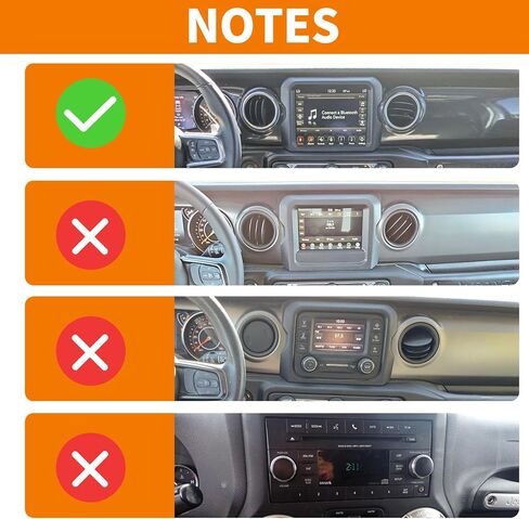 RT-TCZ for Jeep JL Center Console Radio Display Panel Trim Cover for Jeep Wrangler JL JLU Gladiator JT 2018-2023 Pink Interior Accessories 8.4 inch in Saudi Arabia