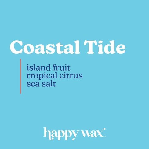 Happy Wax Seaside Mix Premium Scented Natural, Non Toxic Soy Wax Melts – 8 Total Oz. of Scented Wax Melts. Includes: Coastal Tide & Bronzed Coconut in Saudi Arabia