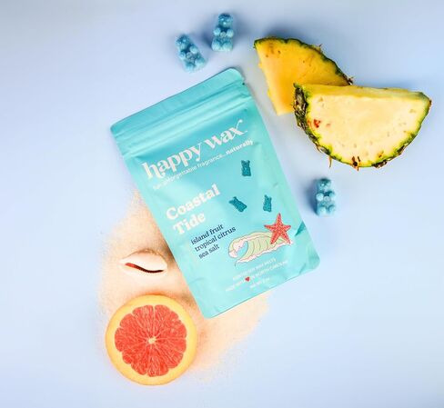 Happy Wax Seaside Mix Premium Scented Natural, Non Toxic Soy Wax Melts – 8 Total Oz. of Scented Wax Melts. Includes: Coastal Tide & Bronzed Coconut in Saudi Arabia