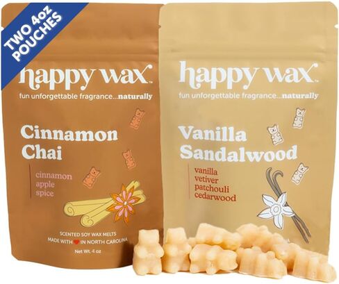 Happy Wax Seaside Mix Premium Scented Natural, Non Toxic Soy Wax Melts – 8 Total Oz. of Scented Wax Melts. Includes: Coastal Tide & Bronzed Coconut in Saudi Arabia