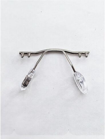 Glasses Nose Pads Arm Frameless Metal Eyeglasses Nose Bridge Glasses Parts Replacement Repair Kits(Black) in Kuwait