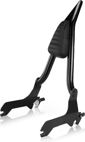 MoKitDora Sissy Bar 26" Passenger Meathook Backrest for Harley 2018-UP Softail Low Rider Sport Glide FLSB FXLR FXLRS FXLRST FXRST, Black in Saudi Arabia