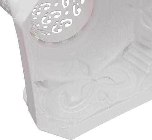 2 Pack Wedding Roman Column, 35" Tall Roman Pillars Plastic Flower Pot Columns Pedstal Stand Wedding Road Lead Decorations, Bearing About 110.23lbs Each, White in Saudi Arabia
