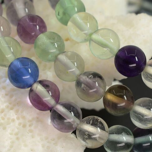 Justinstones Gem Semi Precious Gemstone 6mm Round Beads Stretch Bracelet 6.5 Inch in Saudi Arabia
