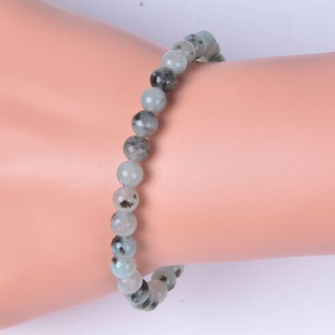 Justinstones Gem Semi Precious Gemstone 6mm Round Beads Stretch Bracelet 6.5 Inch in Saudi Arabia