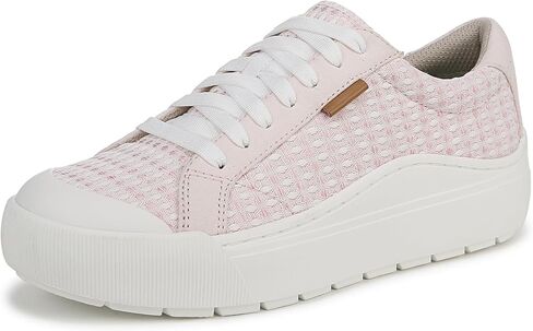 Dr. Scholl's Shoes Womens Time Off Sneaker White/Gold 9 M in Saudi Arabia