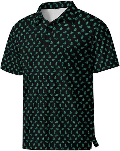 Men's Funny Golf Polo – Moisture-Wicking Short Sleeve Novelty Print Golf Shirts in Saudi Arabia