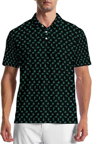 Men's Funny Golf Polo – Moisture-Wicking Short Sleeve Novelty Print Golf Shirts in Saudi Arabia