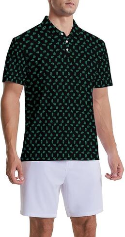 Men's Funny Golf Polo – Moisture-Wicking Short Sleeve Novelty Print Golf Shirts in Saudi Arabia