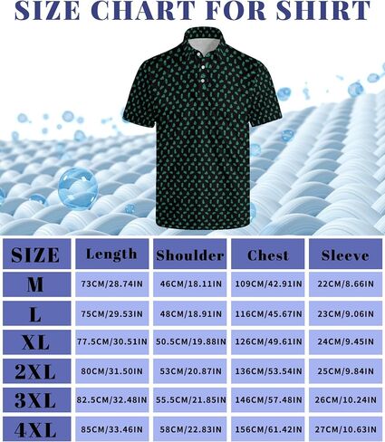Men's Funny Golf Polo – Moisture-Wicking Short Sleeve Novelty Print Golf Shirts in Saudi Arabia