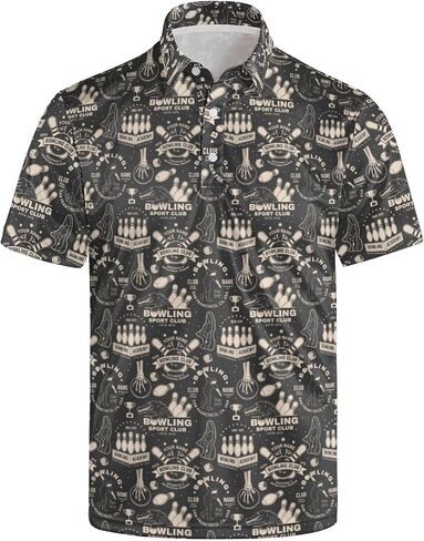 Men's Funny Golf Polo – Moisture-Wicking Short Sleeve Novelty Print Golf Shirts in Saudi Arabia