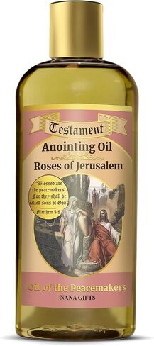 Nana Gifts Testament Anointing Oil, Rose of Sharon, Oil of Righteousness, Excellent Value Large Bottle Size 8.45 fl.oz | 250 ml in Kuwait