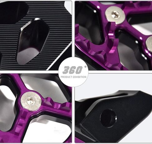 Motorcycle Foot Pegs Dirt Bike Foot Pegs Pedals for Surron Ultra Bee, Surron Accessories Foot Pedals, 7075 Aluminum, Purple in Kuwait