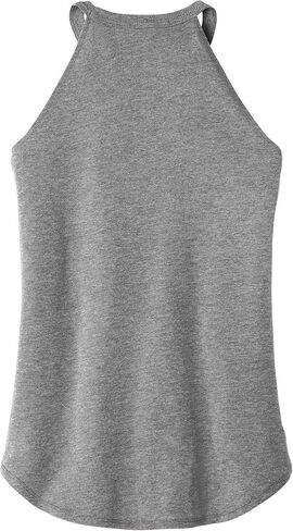 Fluffy Unicorn Ladies Perfect Tri Blend Summer Workout or Yoga Rocker Tank Top in Saudi Arabia