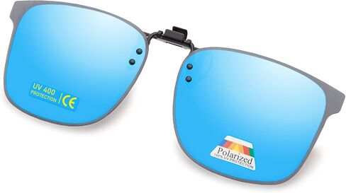 JO Polarized Clip-On Sunglasses UV400 Anti-Glare Lenses Laser Edge Design Unisex in Saudi Arabia