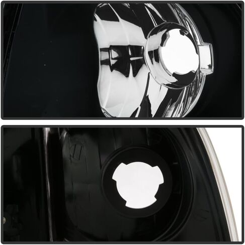 ACANII - For 1997-2003 Ford F150 Black Housing [Harley Davidson Style] Headlights w/Corner Lights Assembly Left+Right in Saudi Arabia