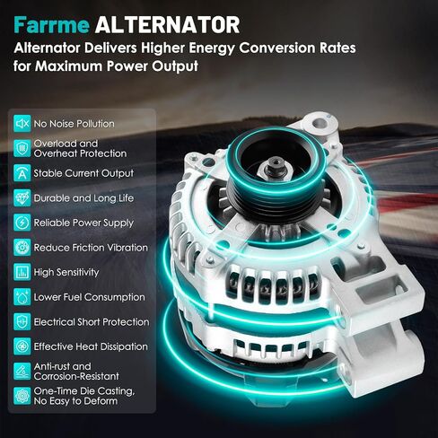 11250 Car Alternators 155A Fit for Chevrolet Equinox, Malibu, for GMC Terrain, for Suzuki XL-7, for Pontiac Torrent, for Saturn Aura Vue Automotive Replacement Alternators 104210-2890, 20841889 in Saudi Arabia