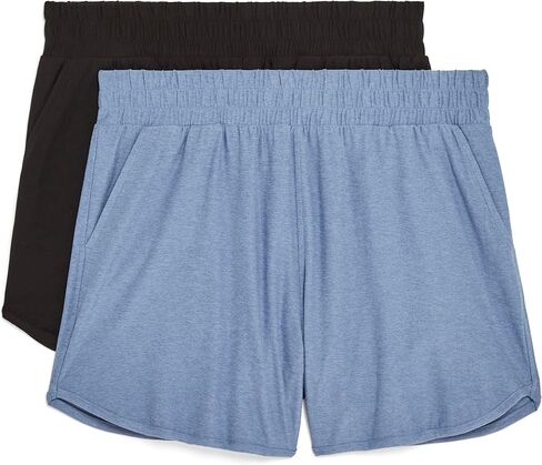 Danskin Women's 2 Pack Super Super Tulip Hend Shorts in Kuwait
