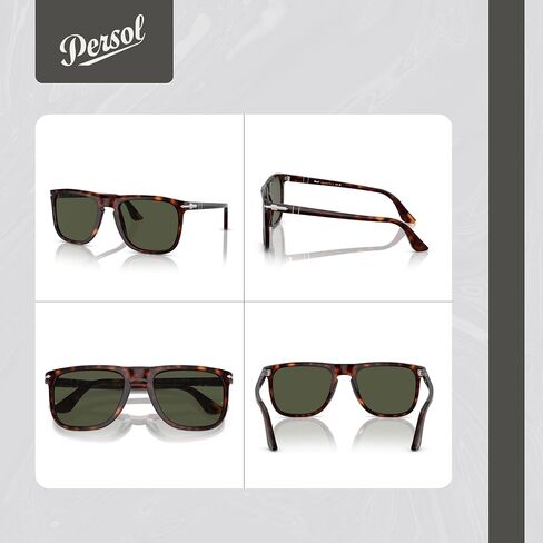 Persol PO3336S نظارة شمسية للرجال للنساء + حزمة مع مصمم Iwear مجموعة نظارات مجانية in Kuwait