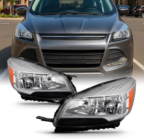 AKKON - For 2013 2014 2015 2016 Ford Escape Headlight Driver Left+ Passenger Right Side Replacement in Saudi Arabia