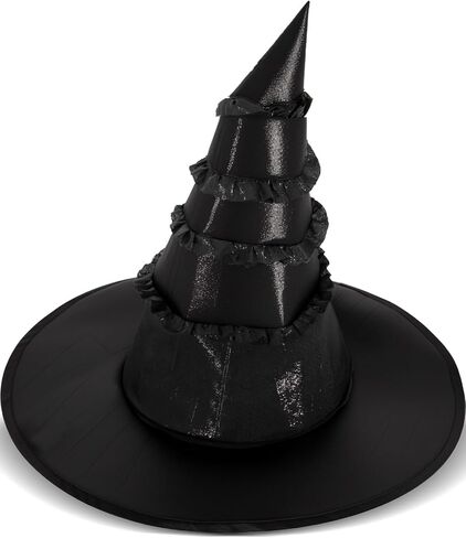 أسود الساحرة قبعة الكبار فيلم Merch Wizard Assume for Women Associory for Party Outfits Halloween in Saudi Arabia