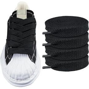 2 أزواج من أربطة الحذاء الدهون ل Maison Mihara Yasuhiro Sneaker أحذية بديلة