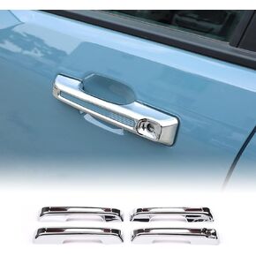 Aunginsy Exterior Door Handle Trim Cover Compatible with Ford Maverick 2022-2025 Ford Bronco Sport 2021-2025 Car Outside Door Handles Cover Scratches Protector Decorative Sticker ABS Accessories
