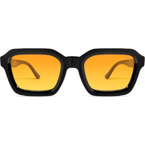 SOJOS Retro Polarized Square Sunglasses Womens Mens Vintage 70s 80s 90s Hexagon Shades SJ2377