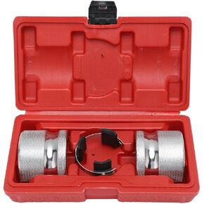 Motorcycle Adjustable 39-50mm Fork Seal Driver Tool,Fork Seal Driver Oil Seal Installation Tool Set for Motorcycle Bike with Storage Box Design (with Plastic Box)