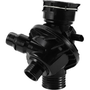 No.11537598865 Car Thermostat for BMW E92 F30 F15 335i 435i X5 X6 Durable Black Inner Engine Coolant Thermostat Housing Assembly Plastic 1 Pcs
