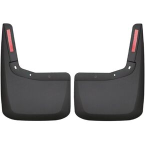 Husky Liners — Rear Mud Guards | Fits 2021-2024 Ford F-150 (King Ranch, Lariat, Limited, Platinum, SSV, Tremor, XL, XLT) - Black, 2 Pc. | 59521