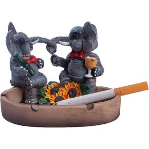 Frog Decor Cigar Ashtray Cute Ash tray Cigarette Ashtrays as Home Decoration, Outdoor Ashtray for Patio,Garden,Balcony