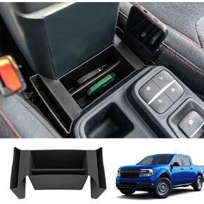 Center Console Organizer Compatible with 2022-2025 Ford Maverick Silicone Front Center Console Shifter Storage Tray Gear Shifter Organizer Tray Front Armrest Storage 2024 Maverick Accessories