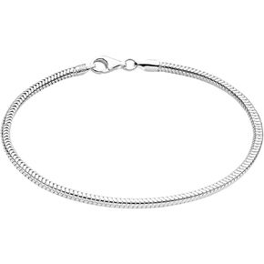 Savlano 925 Sterling Silver Silver Solid Round Diamond Diamond Cut Swicelect Bracelet مع صندوق هدايا للنساء والرجال - المصنوعون في إيطاليا