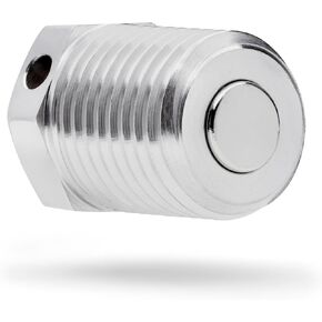 VOTEX - Made in USA - 1/4"-18 NPT Stainless Steel Industrial (External Head) Neodymium Magnetic Oil Drain Plug - Part Number DP036
