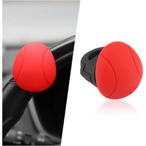 Car Steering Wheel Knob,360° Rotatable Car Steering Wheel Booster,Universal Anti-Slip Silicone Steering Wheel Spinner Car Interior Accessories for Most Cars Trucks SUVs (Black)