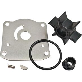 6H4-44352-01 مضخة المياه الخارجية LMPELLER مجموعات استبدال Yamaha 25 30 HP Marine Motors مع لوحة O-Ring Plate Sierra 18-3068