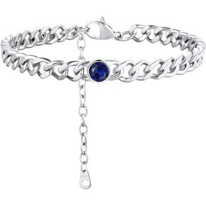 ChainsProMax Stainless Steel Ankle Bracelets for Women Plus Size Chain Ankles, Beach Jewelry for Women Dainty Anklets-Send Gift Box