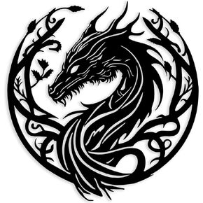 Resaco Metal Dragon Wall Art Dragon Wall Decor